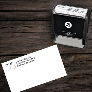 Katzengesicht Etwas in schwarzen großen Augen Lang Permastempel