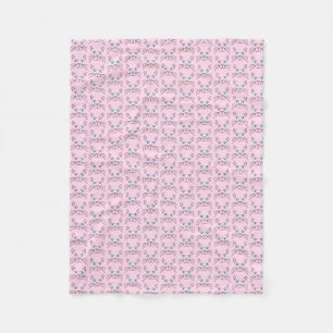 Katzengesicht Fleecedecke
