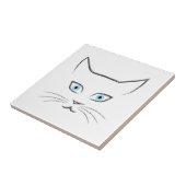 Katzengesicht Fliese (Seite)