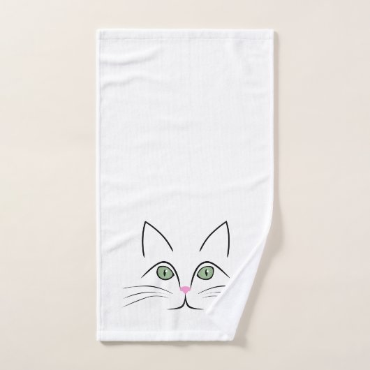 Katzengesicht Handtuch (Handtuch)