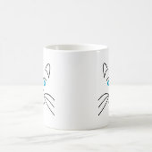 Katzengesicht Kaffeetasse (Mittel)