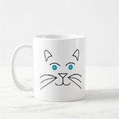 Katzengesicht Kaffeetasse (Links)