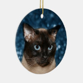 Katzengesicht Keramik Ornament (Rechts)