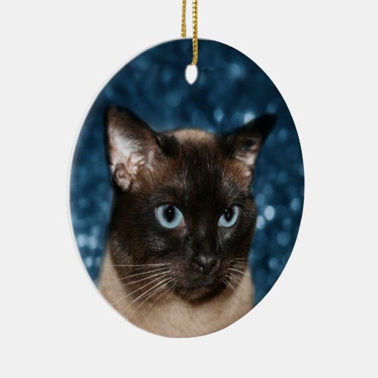 Katzengesicht Keramik Ornament (Rechts)