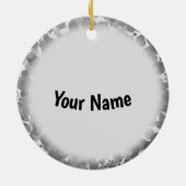 Katzengesicht Keramik Ornament (Hinten)