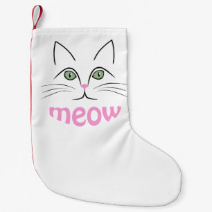 Katzengesicht Kleiner Weihnachtsstrumpf