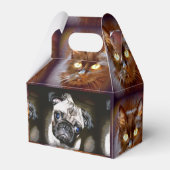 Katzengesicht/Mops Geschenkschachtel (Rückseite)