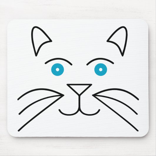 Katzengesicht Mousepad (Vorne)