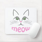 Katzengesicht Mousepad (Mit Mouse)