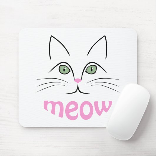 Katzengesicht Mousepad (Mit Mouse)