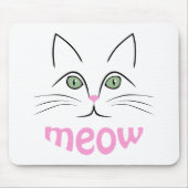 Katzengesicht Mousepad (Vorne)