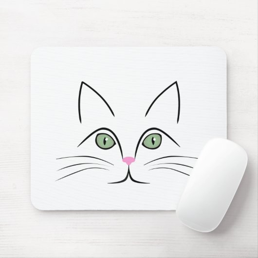 Katzengesicht Mousepad (Mit Mouse)