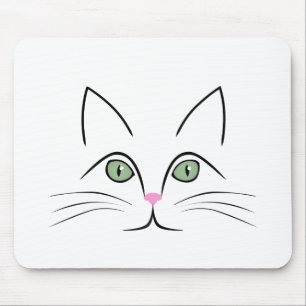 Katzengesicht Mousepad