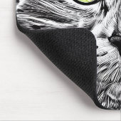 Katzengesicht Mousepad (Ecke)