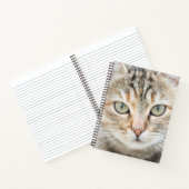 Katzengesicht Notizbuch (Innenseite)