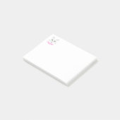 Katzengesicht Post-it Klebezettel (angewinkelt)