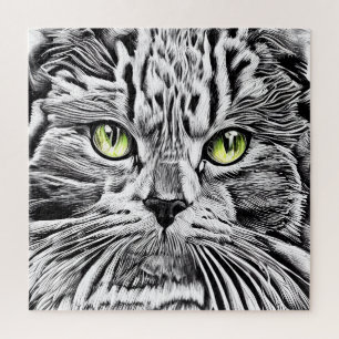 Katzengesicht Puzzle