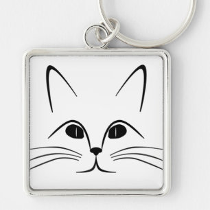 KATZENGESICHT SCHLÜSSELANHÄNGER