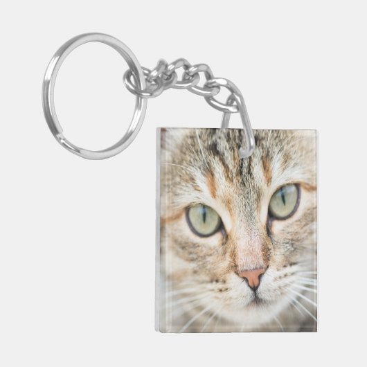 Katzengesicht Schlüsselanhänger (Vorderseite links)