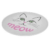 Katzengesicht Schneidebrett (Ecke)