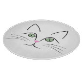 Katzengesicht Schneidebrett (Ecke)