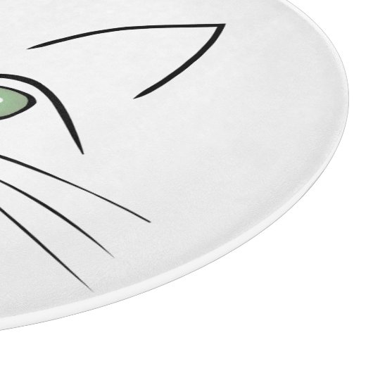Katzengesicht Schneidebrett (Ecke)