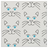 Katzengesicht Stoff (Muster)