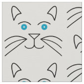 Katzengesicht Stoff (Nahaufnahme)
