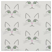 Katzengesicht Stoff (Muster)
