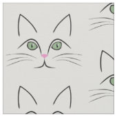 Katzengesicht Stoff (Nahaufnahme)