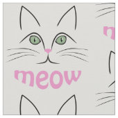 Katzengesicht Stoff (Nahaufnahme)