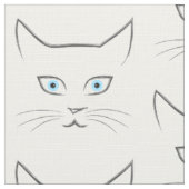 Katzengesicht Stoff (Nahaufnahme)