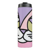 Katzengesicht Thermosbecher (Vorderseite)