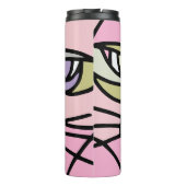 Katzengesicht Thermosbecher (Rückseite)