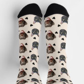 Katzengesicht und Hundegesicht Personalisiert, mit Socken (Oben)