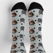 Katzengesicht und Hundegesicht Personalisiert, mit Socken (Oben)