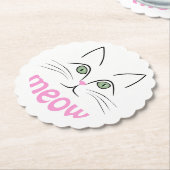 Katzengesicht Untersetzer (angewinkelt)