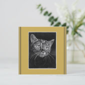 Katzengesicht Zeichnend durch Mark Edward Westerfi (Stehend Vorderseite)