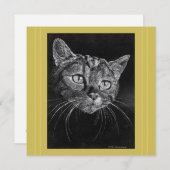 Katzengesicht Zeichnend durch Mark Edward Westerfi (Vorne/Hinten)