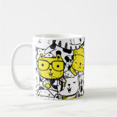 Katzengesichter Kaffeetasse (Links)