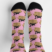 Katzengestaltung im Süße Tier Socken (Oben)