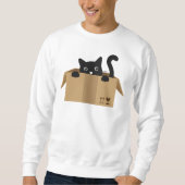 Katzengestaltung im Süße Tier Sweatshirt (Vorderseite)