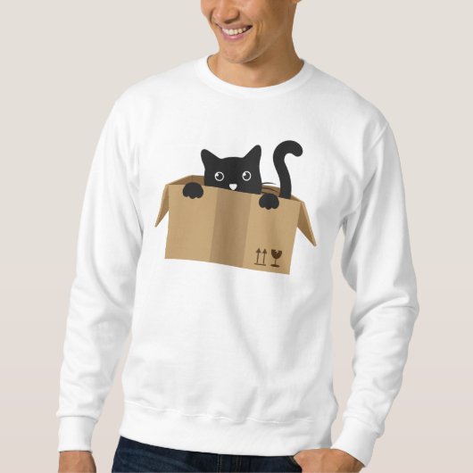 Katzengestaltung im Süße Tier Sweatshirt (Vorderseite)