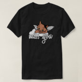 Katzengestorbene Katzen trauern T-Shirt (Design vorne)
