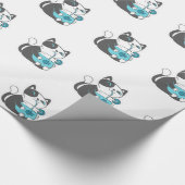 Katzengetränke aus Stroh - Wählen Sie die Hintergr Geschenkpapier (Ecke)