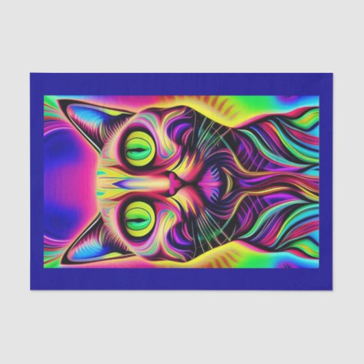 Katzengewebe Seidenpapier (Vorderseite)