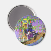 Katzengitter Magnet (Vorderseite/Rückseite)