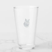 Katzenglas Glas (Rückseite)