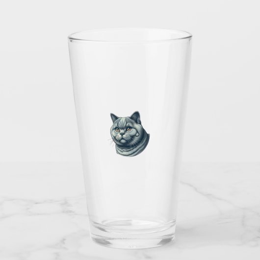 Katzenglas Glas (Vorderseite)