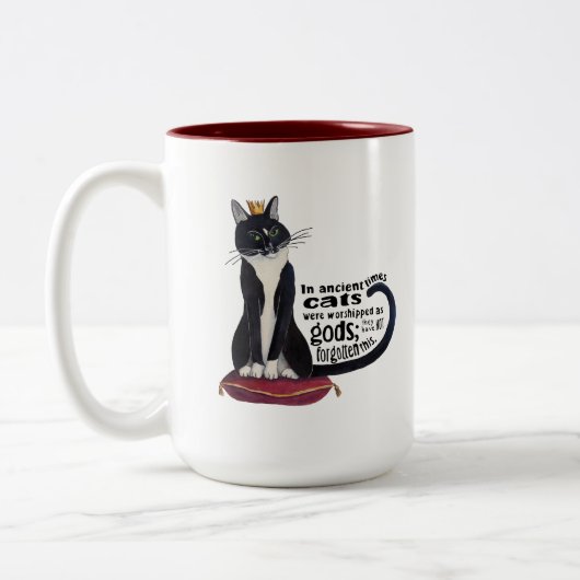 Katzengott Zwei Tasse (Links)